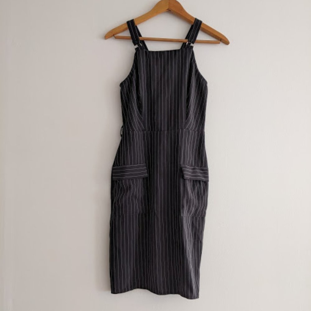 Atmosphere Black and White Pinstripe Dress Size 4